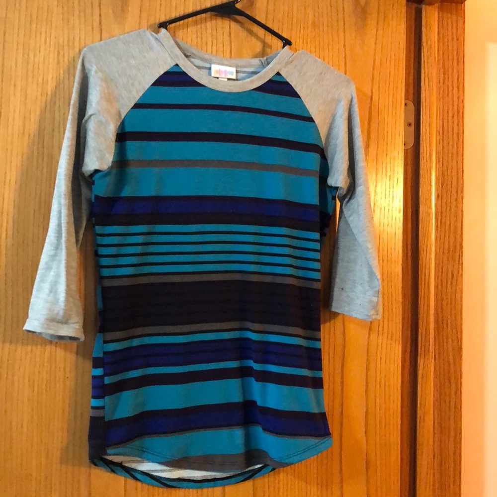 LuLaRoe Striped Randy Top - Picture 3 of 4